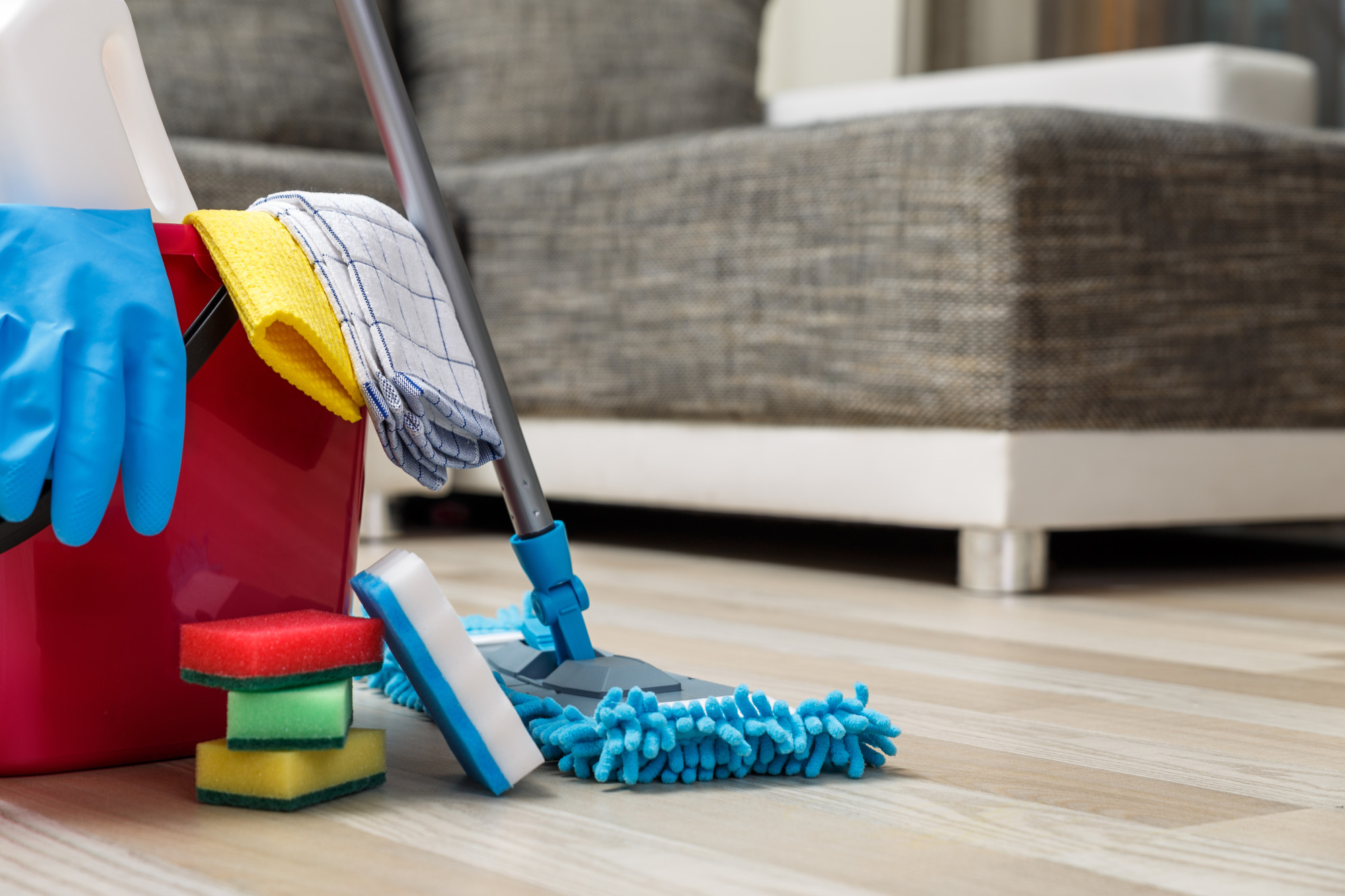 how to deep clean your house